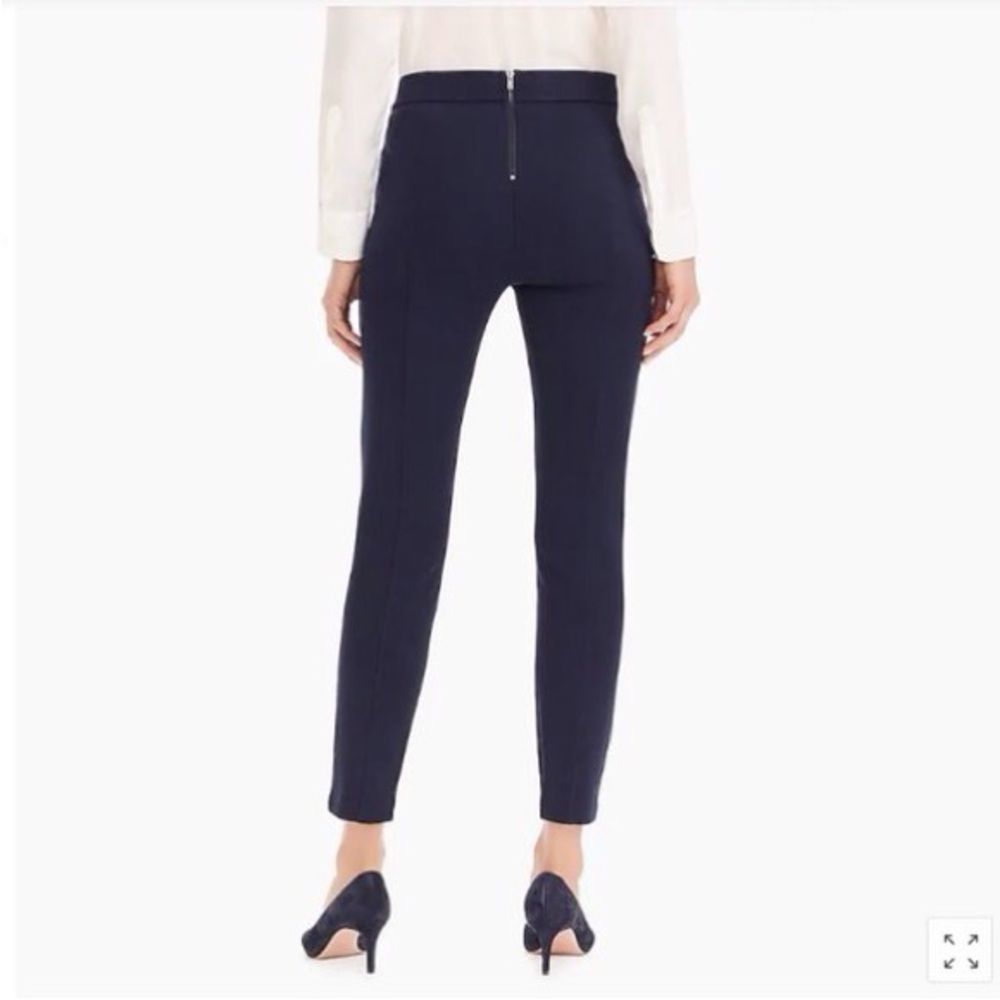 J Crew Petite Stretch Navy Pixie Pants - Picture 6 of 6